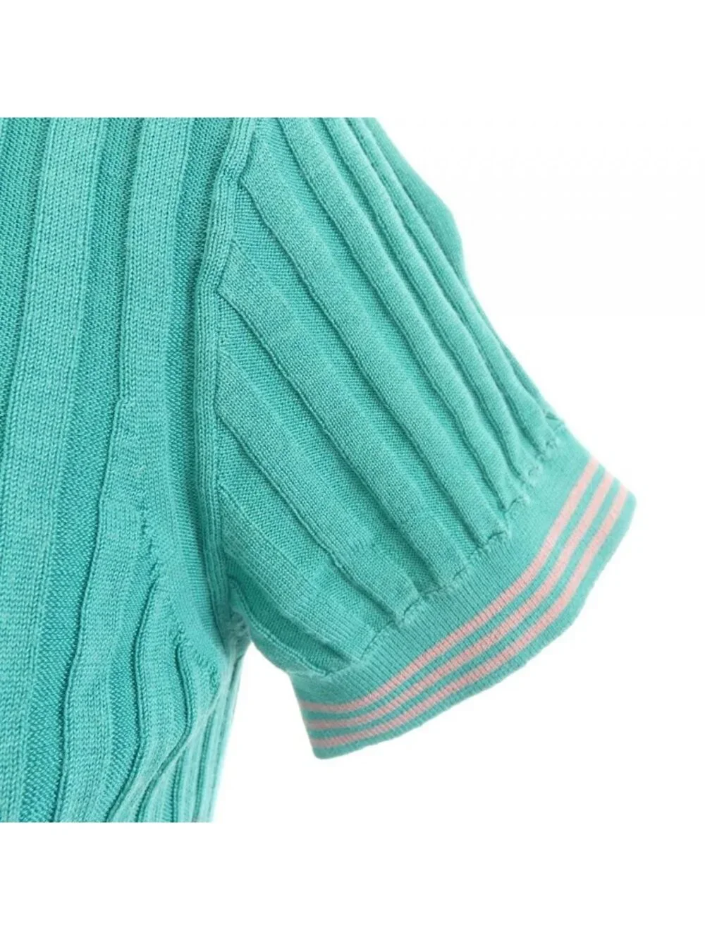 Chanel Knit Sweater Green